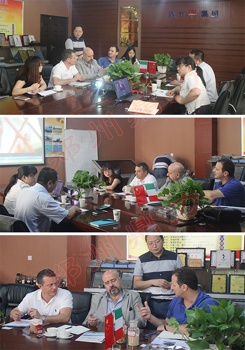 意大利客戶來(lái)訪考察生物質(zhì)烘干制粒生產(chǎn)線