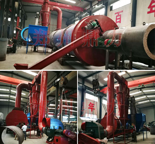 越南啤酒糟烘干機模擬安裝現(xiàn)場圖