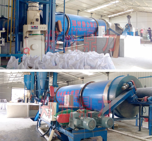 山東啤酒糟烘干機安裝調(diào)試現(xiàn)場