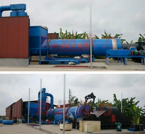 越南啤酒糟烘干機(jī)安裝調(diào)試現(xiàn)場(chǎng)