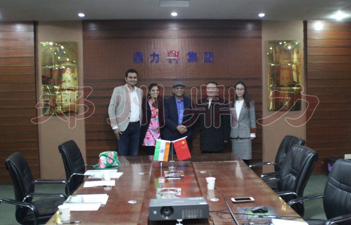 印度客戶來訪考察啤酒糟烘干機