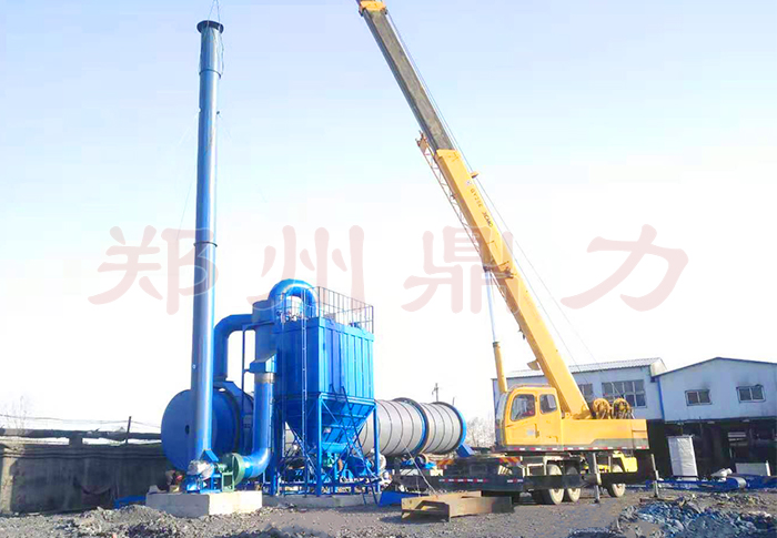 山東煤泥烘干機安裝調試現(xiàn)場