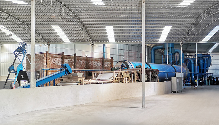 鼎力紅薯渣烘干機項目落成