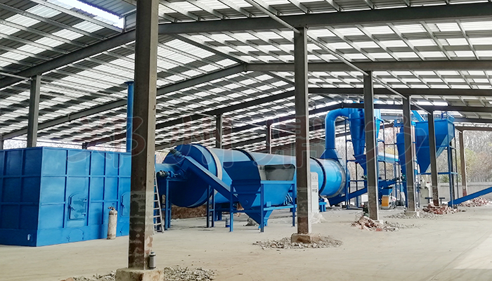 鄭州鼎力醋糟烘干機(jī)現(xiàn)場