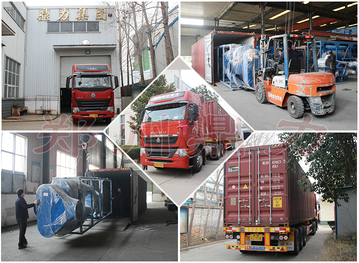 鼎力木屑烘干生產(chǎn)線設(shè)備發(fā)貨