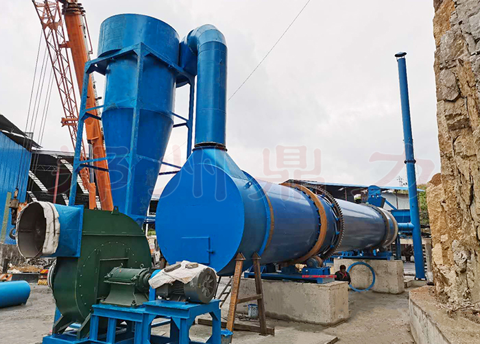 貴州煤泥烘干機安裝現(xiàn)場