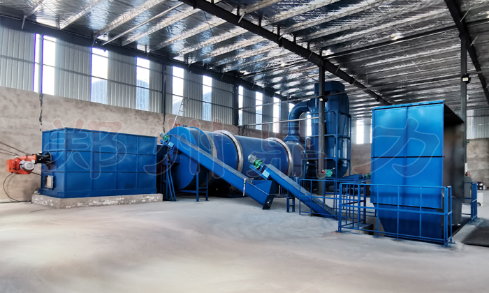 鼎力噴漿玉米皮烘干機(jī)