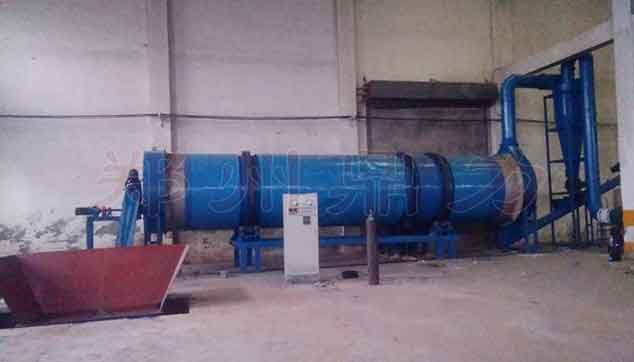 木屑烘干托盤生產(chǎn)線現(xiàn)場